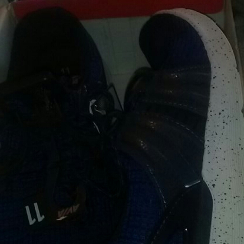 Blue shoes